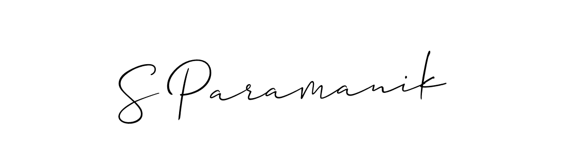You can use this online signature creator to create a handwritten signature for the name S Paramanik. This is the best online autograph maker. S Paramanik signature style 2 images and pictures png