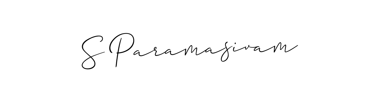 It looks lik you need a new signature style for name S Paramasivam. Design unique handwritten (Allison_Script) signature with our free signature maker in just a few clicks. S Paramasivam signature style 2 images and pictures png