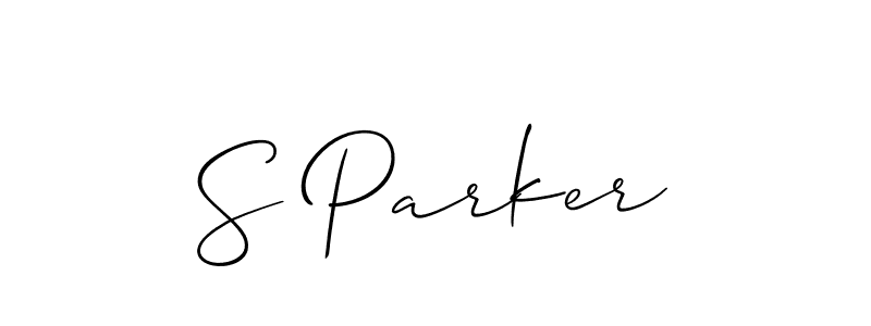 It looks lik you need a new signature style for name S Parker. Design unique handwritten (Allison_Script) signature with our free signature maker in just a few clicks. S Parker signature style 2 images and pictures png