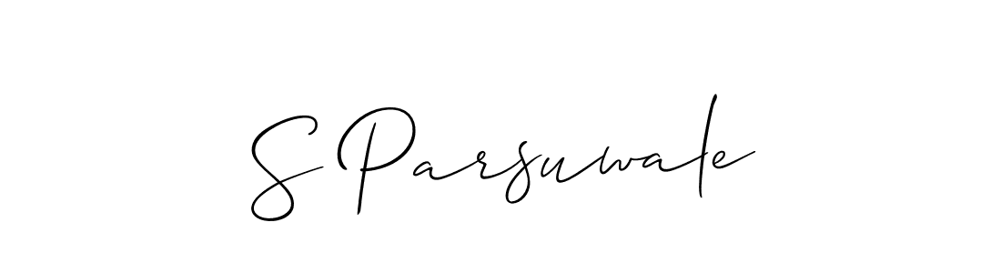 Check out images of Autograph of S Parsuwale name. Actor S Parsuwale Signature Style. Allison_Script is a professional sign style online. S Parsuwale signature style 2 images and pictures png