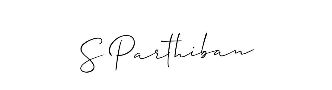 It looks lik you need a new signature style for name S Parthiban. Design unique handwritten (Allison_Script) signature with our free signature maker in just a few clicks. S Parthiban signature style 2 images and pictures png