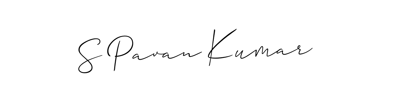 if you are searching for the best signature style for your name S Pavan Kumar. so please give up your signature search. here we have designed multiple signature styles  using Allison_Script. S Pavan Kumar signature style 2 images and pictures png