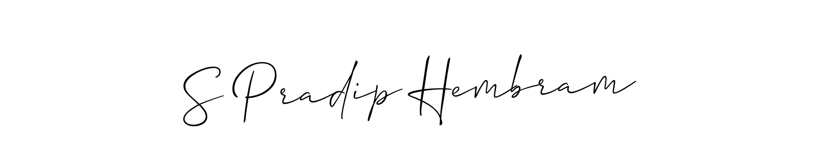 Check out images of Autograph of S Pradip Hembram name. Actor S Pradip Hembram Signature Style. Allison_Script is a professional sign style online. S Pradip Hembram signature style 2 images and pictures png