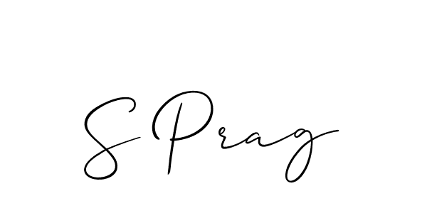 Make a short S Prag signature style. Manage your documents anywhere anytime using Allison_Script. Create and add eSignatures, submit forms, share and send files easily. S Prag signature style 2 images and pictures png