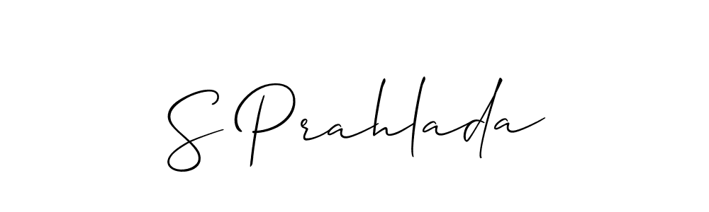 You can use this online signature creator to create a handwritten signature for the name S Prahlada. This is the best online autograph maker. S Prahlada signature style 2 images and pictures png