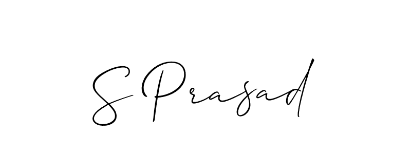 It looks lik you need a new signature style for name S Prasad. Design unique handwritten (Allison_Script) signature with our free signature maker in just a few clicks. S Prasad signature style 2 images and pictures png