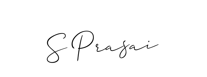 Similarly Allison_Script is the best handwritten signature design. Signature creator online .You can use it as an online autograph creator for name S Prasai. S Prasai signature style 2 images and pictures png