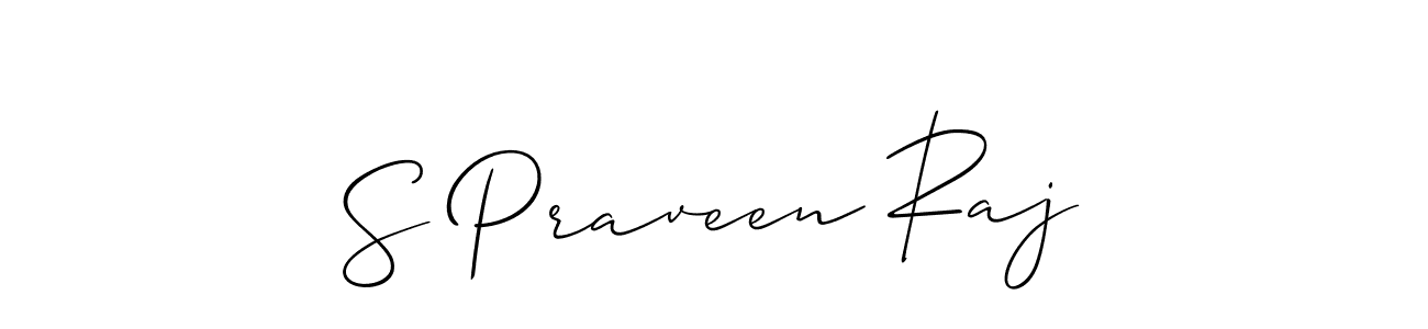 Also we have S Praveen Raj name is the best signature style. Create professional handwritten signature collection using Allison_Script autograph style. S Praveen Raj signature style 2 images and pictures png