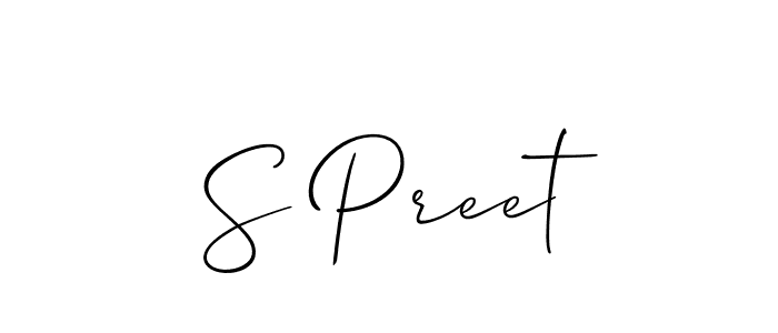 Make a beautiful signature design for name S Preet. Use this online signature maker to create a handwritten signature for free. S Preet signature style 2 images and pictures png