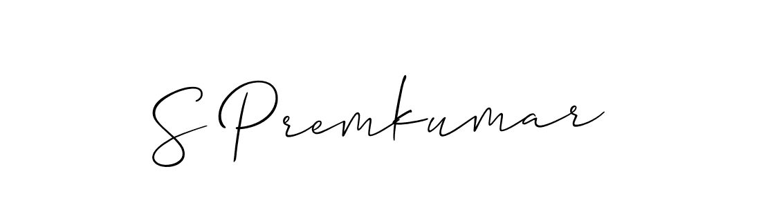 Best and Professional Signature Style for S Premkumar. Allison_Script Best Signature Style Collection. S Premkumar signature style 2 images and pictures png