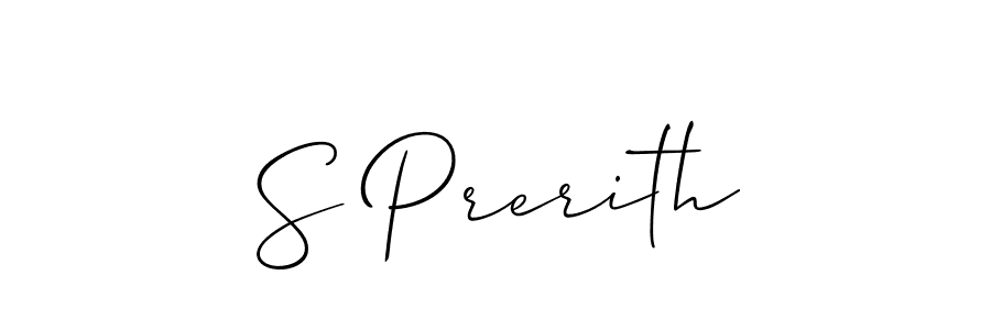 Make a short S Prerith signature style. Manage your documents anywhere anytime using Allison_Script. Create and add eSignatures, submit forms, share and send files easily. S Prerith signature style 2 images and pictures png