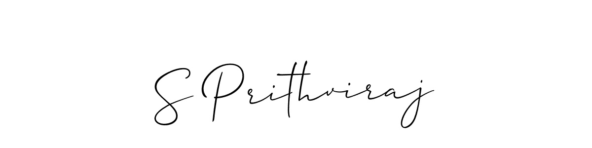 Similarly Allison_Script is the best handwritten signature design. Signature creator online .You can use it as an online autograph creator for name S Prithviraj. S Prithviraj signature style 2 images and pictures png