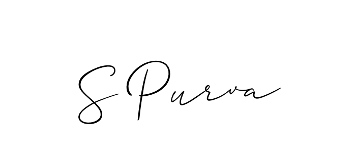 See photos of S Purva official signature by Spectra . Check more albums & portfolios. Read reviews & check more about Allison_Script font. S Purva signature style 2 images and pictures png