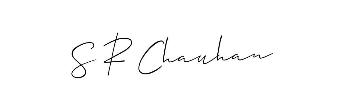 How to Draw S R Chauhan signature style? Allison_Script is a latest design signature styles for name S R Chauhan. S R Chauhan signature style 2 images and pictures png