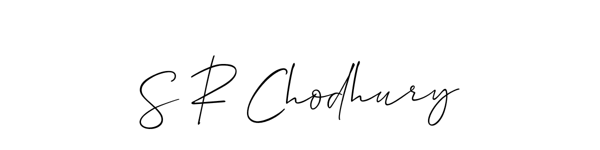 Make a beautiful signature design for name S R Chodhury. Use this online signature maker to create a handwritten signature for free. S R Chodhury signature style 2 images and pictures png