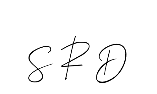 if you are searching for the best signature style for your name S R D. so please give up your signature search. here we have designed multiple signature styles  using Allison_Script. S R D signature style 2 images and pictures png