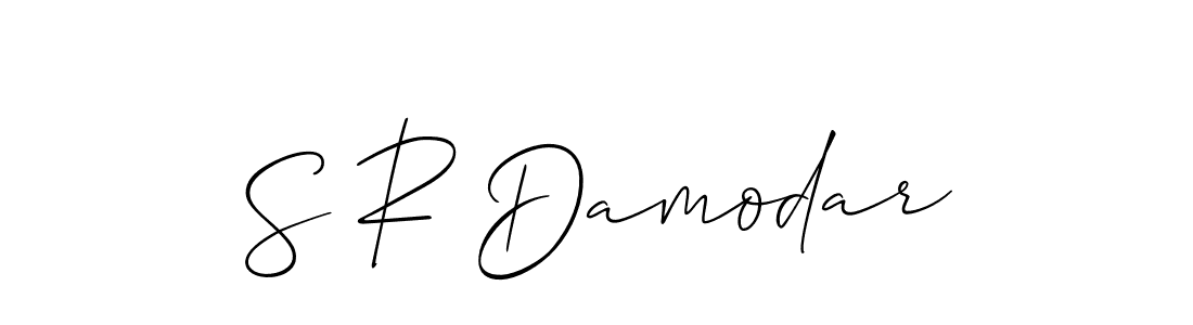 You can use this online signature creator to create a handwritten signature for the name S R Damodar. This is the best online autograph maker. S R Damodar signature style 2 images and pictures png