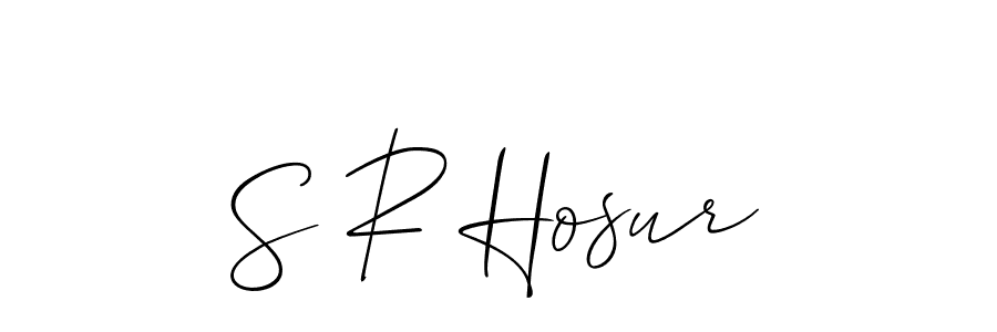 Best and Professional Signature Style for S R Hosur. Allison_Script Best Signature Style Collection. S R Hosur signature style 2 images and pictures png