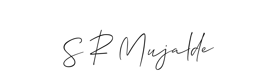 Similarly Allison_Script is the best handwritten signature design. Signature creator online .You can use it as an online autograph creator for name S R Mujalde. S R Mujalde signature style 2 images and pictures png