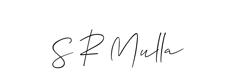 Make a beautiful signature design for name S R Mulla. Use this online signature maker to create a handwritten signature for free. S R Mulla signature style 2 images and pictures png