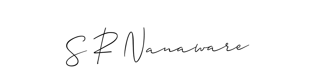 Here are the top 10 professional signature styles for the name S R Nanaware. These are the best autograph styles you can use for your name. S R Nanaware signature style 2 images and pictures png