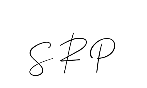 if you are searching for the best signature style for your name S R P. so please give up your signature search. here we have designed multiple signature styles  using Allison_Script. S R P signature style 2 images and pictures png