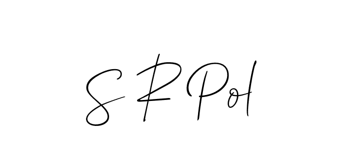 Make a beautiful signature design for name S R Pol. Use this online signature maker to create a handwritten signature for free. S R Pol signature style 2 images and pictures png