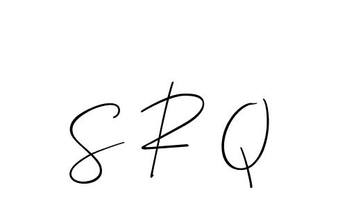 It looks lik you need a new signature style for name S R Q. Design unique handwritten (Allison_Script) signature with our free signature maker in just a few clicks. S R Q signature style 2 images and pictures png