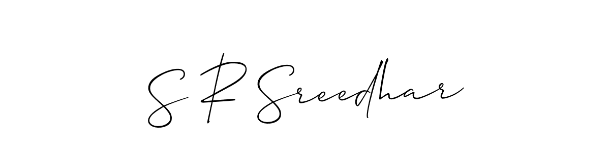 Here are the top 10 professional signature styles for the name S R Sreedhar. These are the best autograph styles you can use for your name. S R Sreedhar signature style 2 images and pictures png