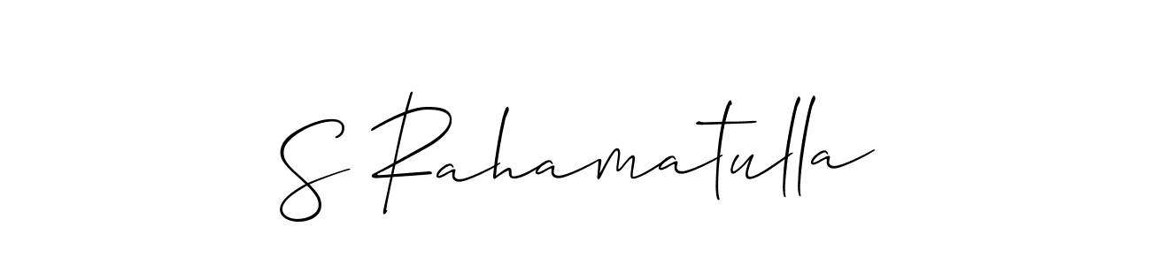 You can use this online signature creator to create a handwritten signature for the name S Rahamatulla. This is the best online autograph maker. S Rahamatulla signature style 2 images and pictures png