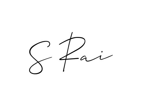 Best and Professional Signature Style for S Rai. Allison_Script Best Signature Style Collection. S Rai signature style 2 images and pictures png