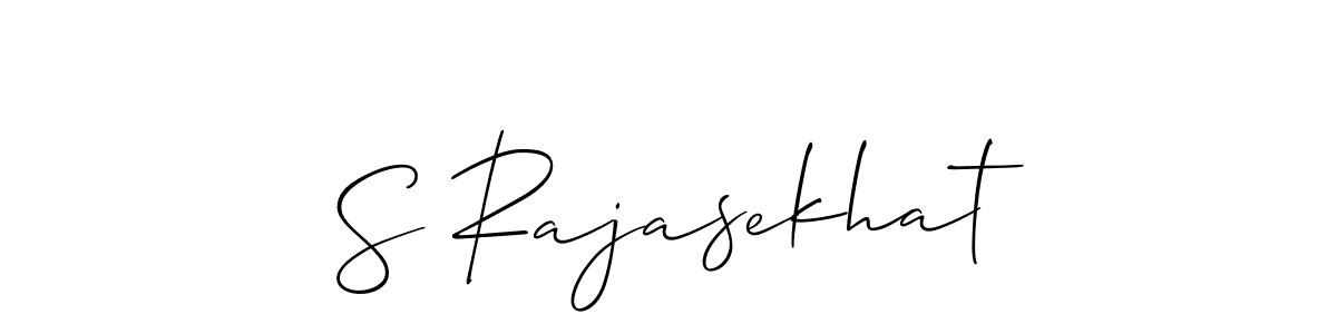 Make a beautiful signature design for name S Rajasekhat. Use this online signature maker to create a handwritten signature for free. S Rajasekhat signature style 2 images and pictures png