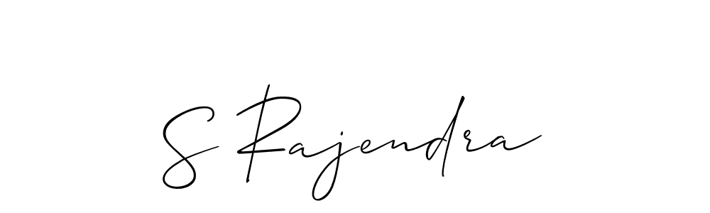 Make a short S Rajendra signature style. Manage your documents anywhere anytime using Allison_Script. Create and add eSignatures, submit forms, share and send files easily. S Rajendra signature style 2 images and pictures png