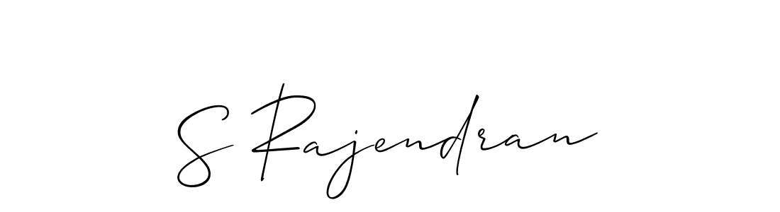 You should practise on your own different ways (Allison_Script) to write your name (S Rajendran) in signature. don't let someone else do it for you. S Rajendran signature style 2 images and pictures png