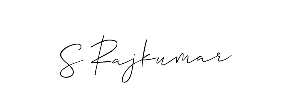 Also You can easily find your signature by using the search form. We will create S Rajkumar name handwritten signature images for you free of cost using Allison_Script sign style. S Rajkumar signature style 2 images and pictures png