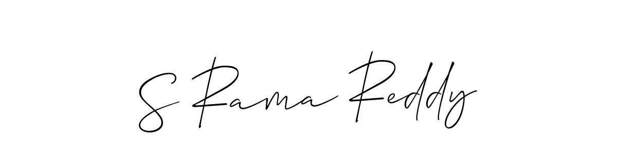 Best and Professional Signature Style for S Rama Reddy. Allison_Script Best Signature Style Collection. S Rama Reddy signature style 2 images and pictures png