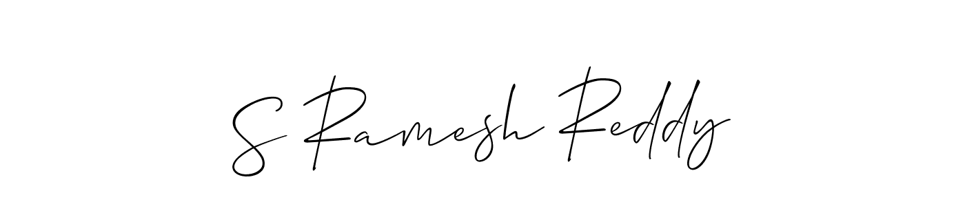 It looks lik you need a new signature style for name S Ramesh Reddy. Design unique handwritten (Allison_Script) signature with our free signature maker in just a few clicks. S Ramesh Reddy signature style 2 images and pictures png