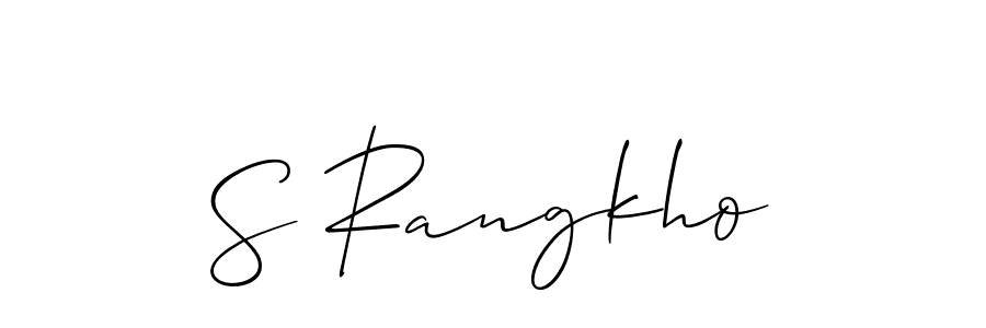 Also You can easily find your signature by using the search form. We will create S Rangkho name handwritten signature images for you free of cost using Allison_Script sign style. S Rangkho signature style 2 images and pictures png