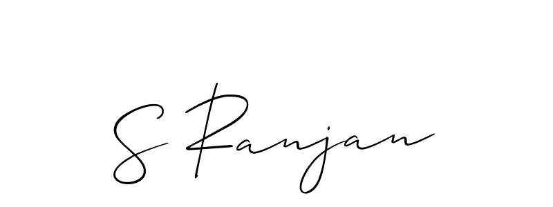 You can use this online signature creator to create a handwritten signature for the name S Ranjan. This is the best online autograph maker. S Ranjan signature style 2 images and pictures png