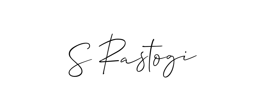 You should practise on your own different ways (Allison_Script) to write your name (S Rastogi) in signature. don't let someone else do it for you. S Rastogi signature style 2 images and pictures png