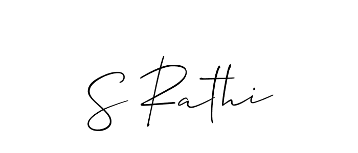Also You can easily find your signature by using the search form. We will create S Rathi name handwritten signature images for you free of cost using Allison_Script sign style. S Rathi signature style 2 images and pictures png