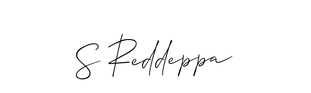 Also we have S Reddeppa name is the best signature style. Create professional handwritten signature collection using Allison_Script autograph style. S Reddeppa signature style 2 images and pictures png