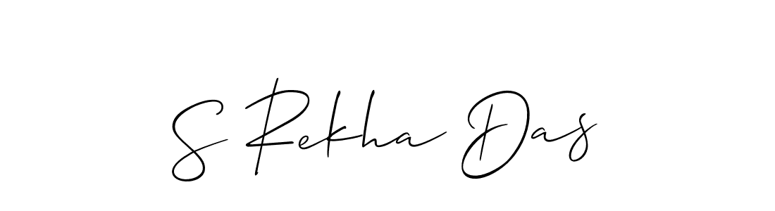 How to Draw S Rekha Das signature style? Allison_Script is a latest design signature styles for name S Rekha Das. S Rekha Das signature style 2 images and pictures png