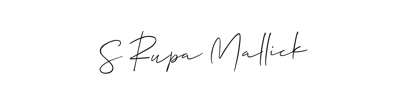 Once you've used our free online signature maker to create your best signature Allison_Script style, it's time to enjoy all of the benefits that S Rupa Mallick name signing documents. S Rupa Mallick signature style 2 images and pictures png