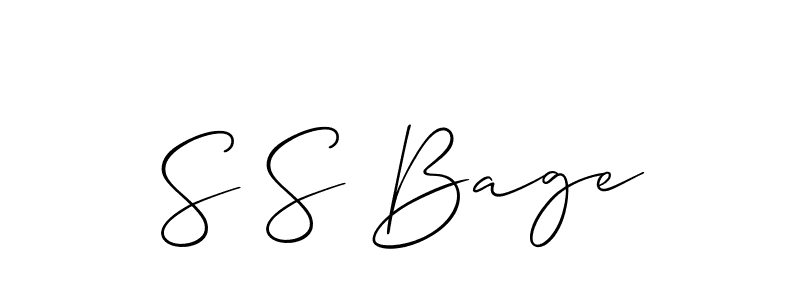Similarly Allison_Script is the best handwritten signature design. Signature creator online .You can use it as an online autograph creator for name S S Bage. S S Bage signature style 2 images and pictures png