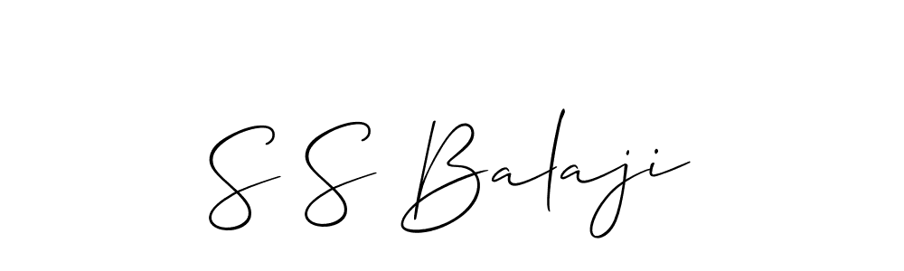 How to Draw S S Balaji signature style? Allison_Script is a latest design signature styles for name S S Balaji. S S Balaji signature style 2 images and pictures png