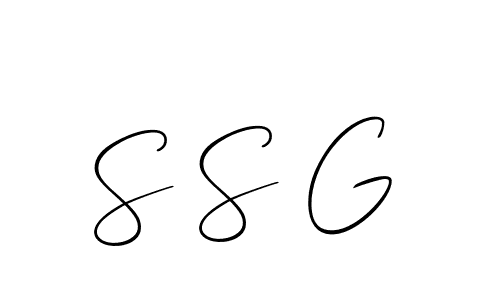 Also we have S S G name is the best signature style. Create professional handwritten signature collection using Allison_Script autograph style. S S G signature style 2 images and pictures png