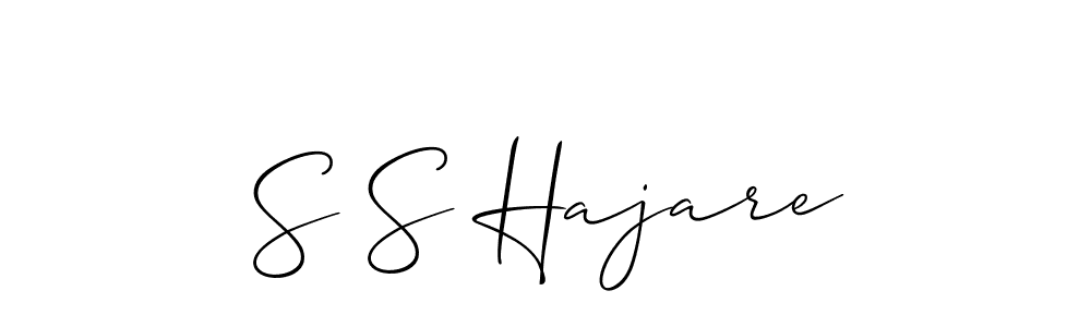 Make a beautiful signature design for name S S Hajare. Use this online signature maker to create a handwritten signature for free. S S Hajare signature style 2 images and pictures png