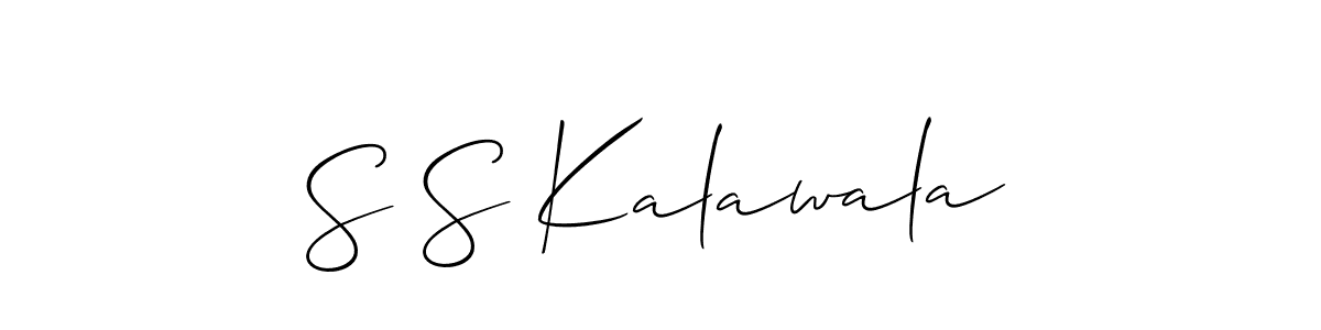 Similarly Allison_Script is the best handwritten signature design. Signature creator online .You can use it as an online autograph creator for name S S Kalawala. S S Kalawala signature style 2 images and pictures png