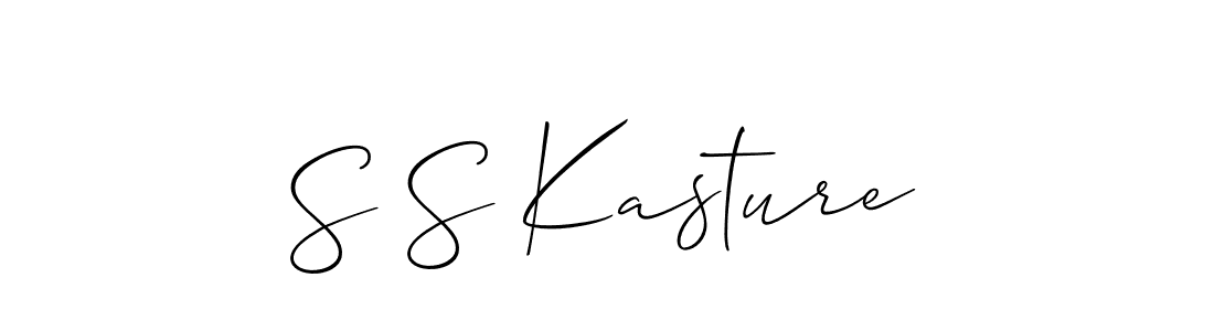 Also we have S S Kasture name is the best signature style. Create professional handwritten signature collection using Allison_Script autograph style. S S Kasture signature style 2 images and pictures png